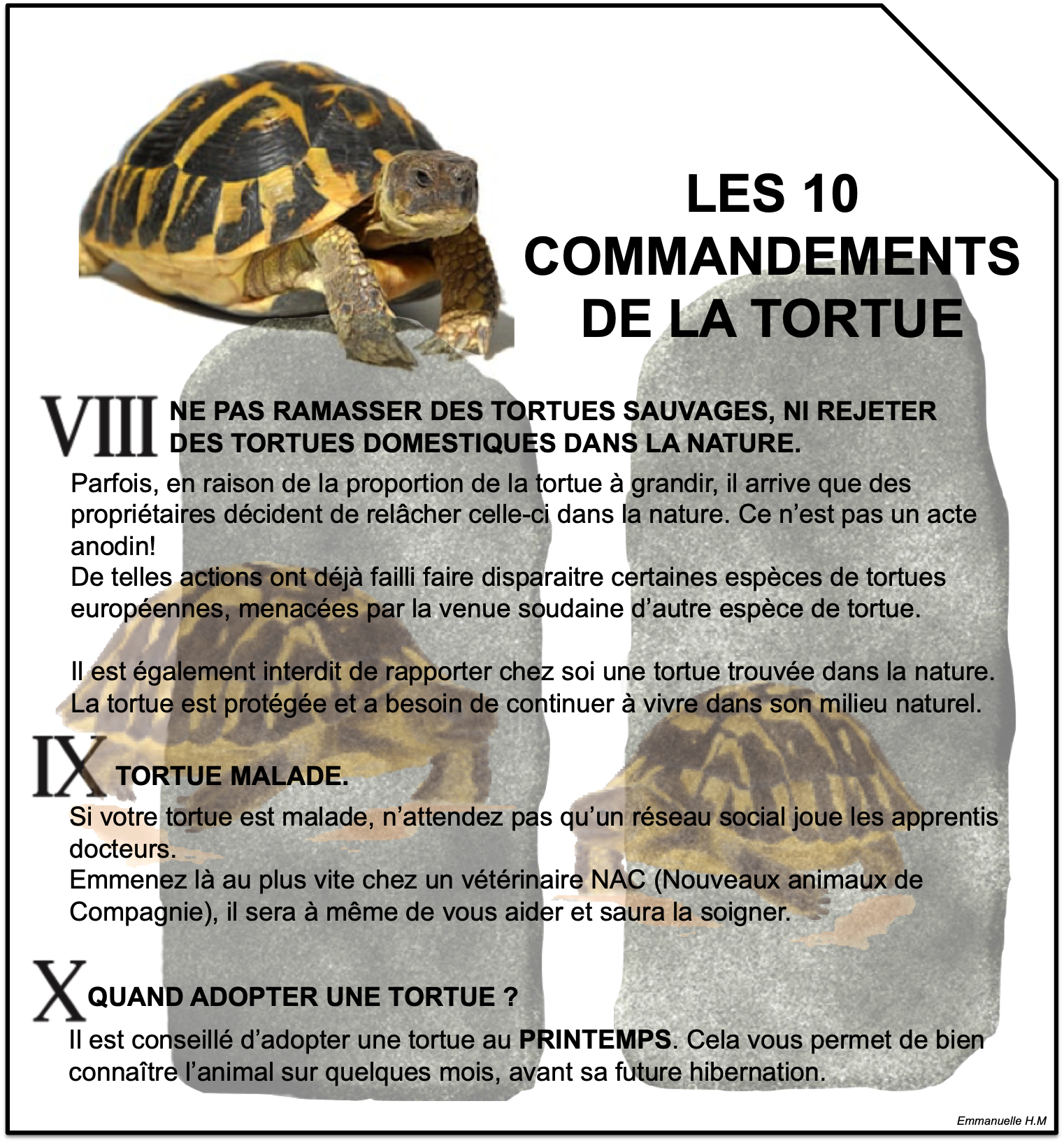 Les 10 commandements 3e