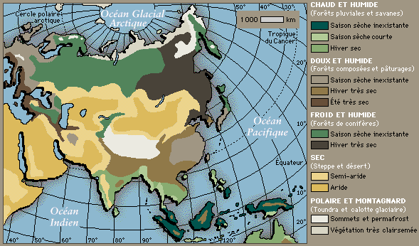 Climat asie