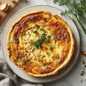 recette quiche au thon