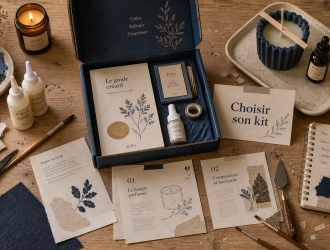 Activité créative adulte : kit DIY, tutoriel et matériel