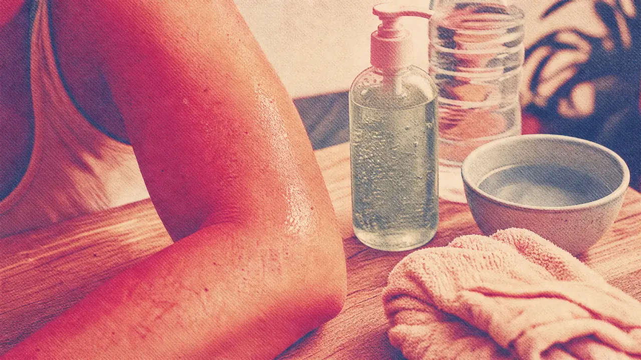 Comment faire dérougir un coup de soleil : gel aloe vera et eau fraîche