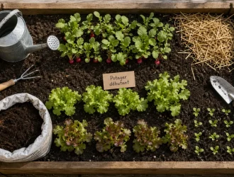 Comment faire un potager quand on débute : 6 m² avec 30 cm de terre meuble pour débutants