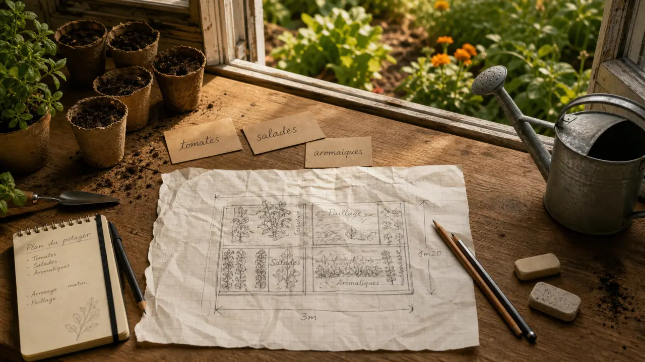 Comment organiser son potager : 6 heures de soleil, rotations des cultures
