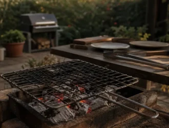 Faire un barbecue maison : grille et braises pour cuire pas cher