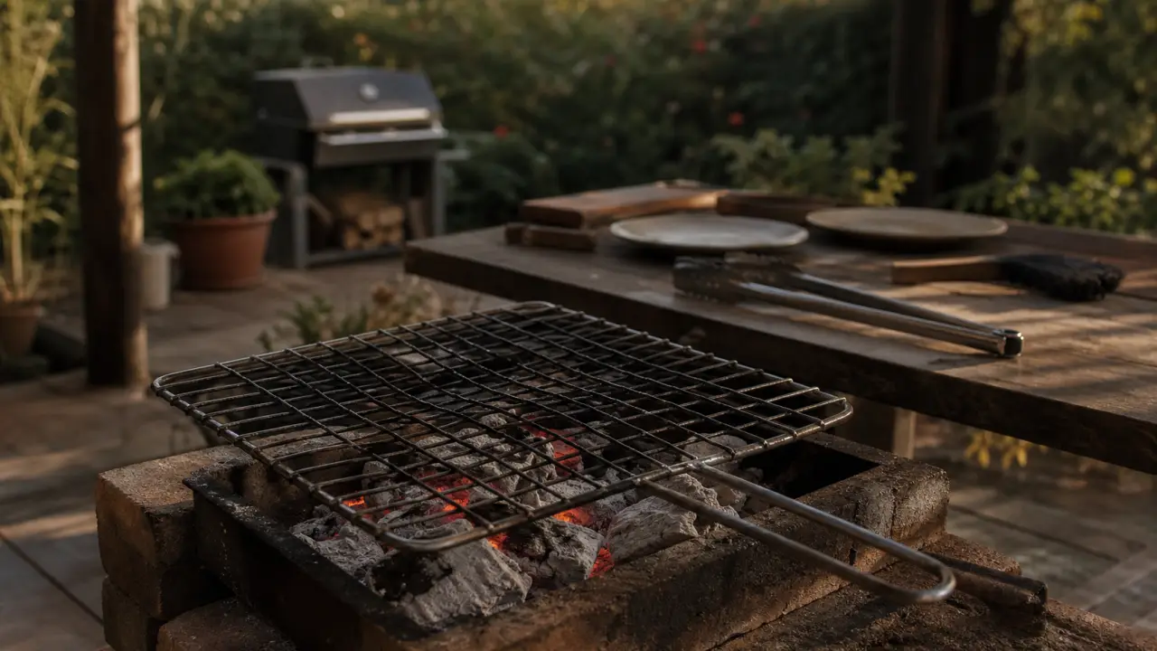 Faire un barbecue maison : grille et braises pour cuire pas cher