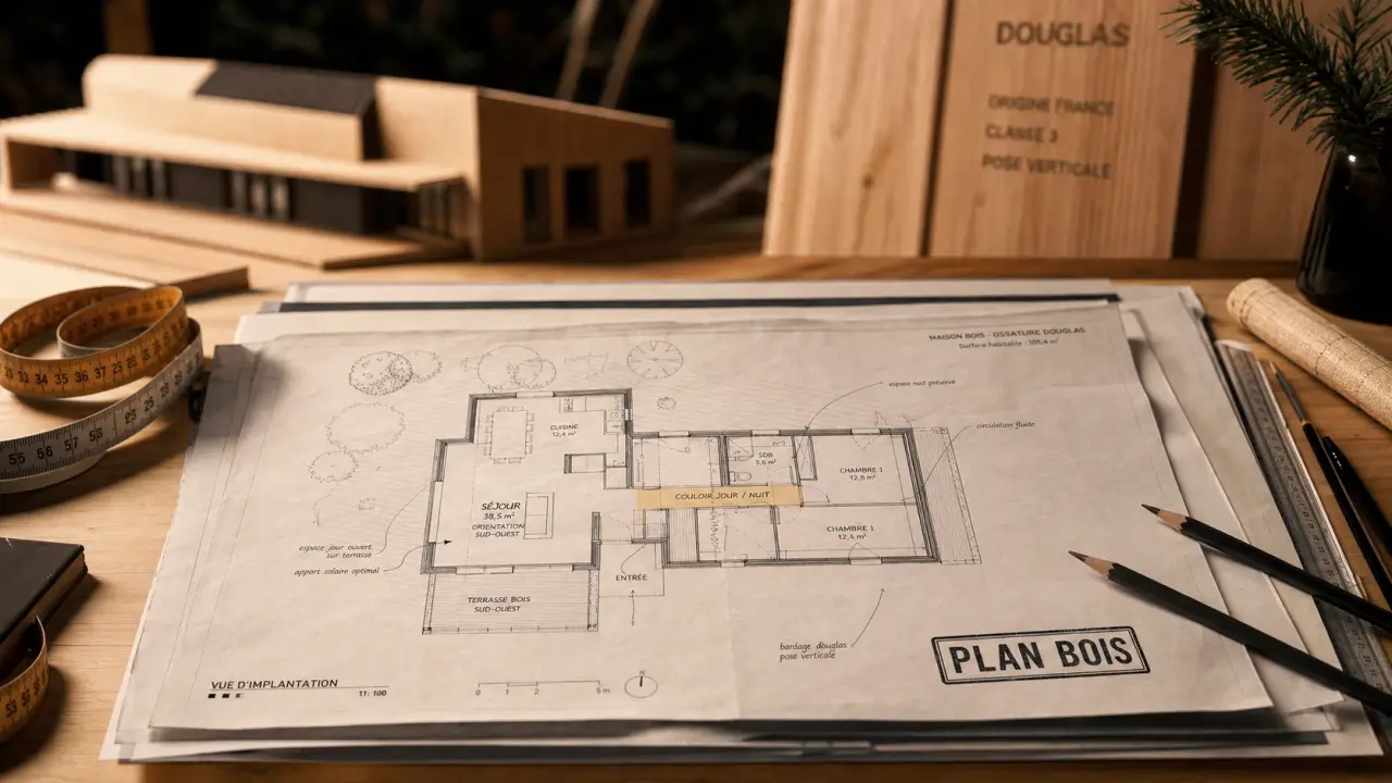Maison en bois plan : choisir plain-pied, étage ou chalet selon le terrain