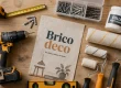 brico deco : outils de bricolage et rouleaux de peinture sur table