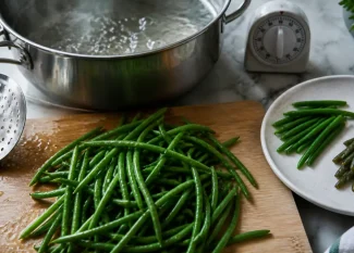 Cuisson haricot vert frais : haricots verts croquants après 7 minutes