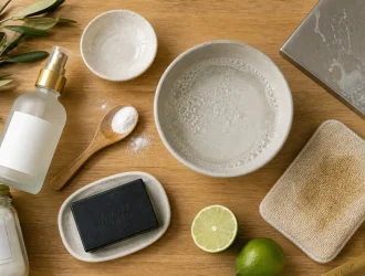 Dégraissant naturel : vinaigre, savon noir et agrumes pour dégraisser