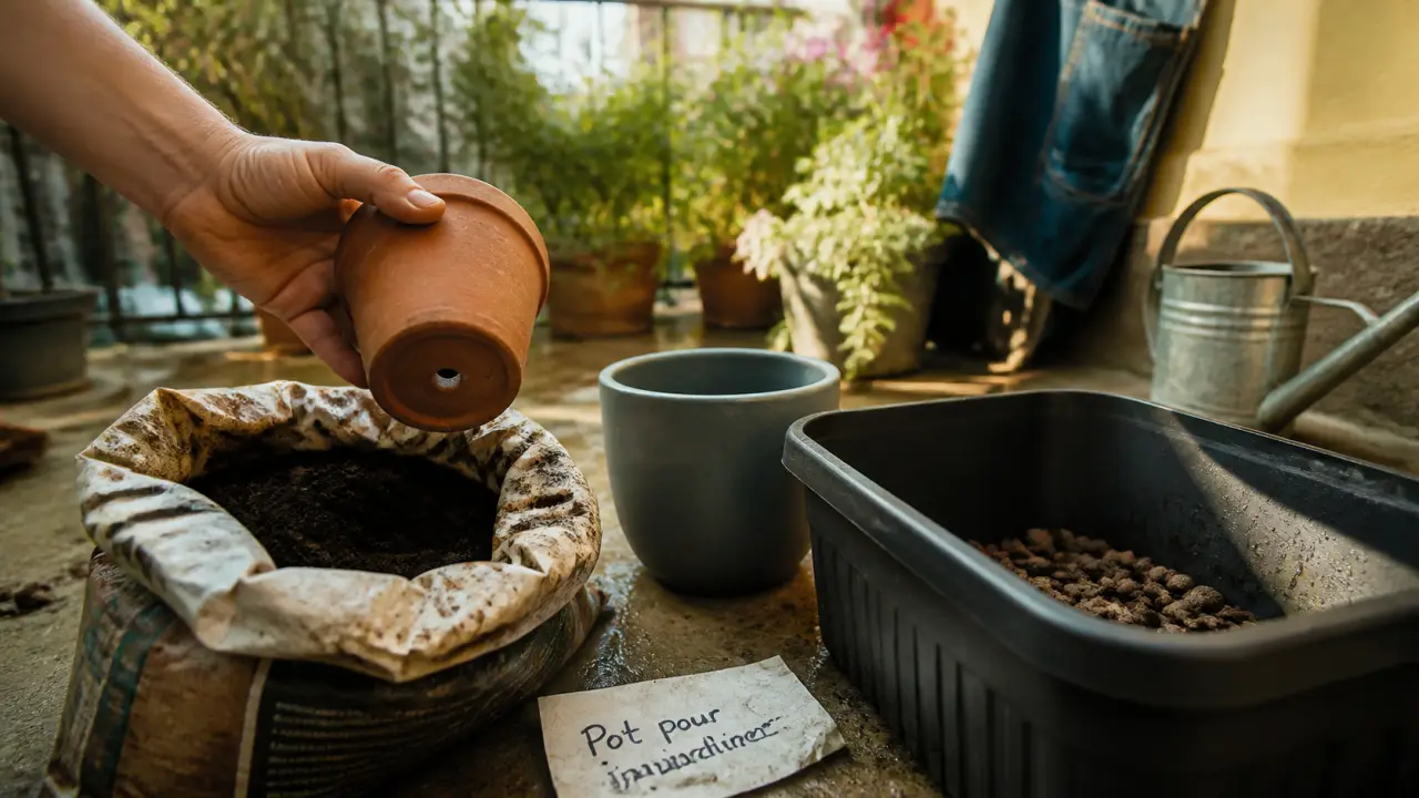Pot pour jardiner : terre cuite, céramique et bac plastique pour plantes