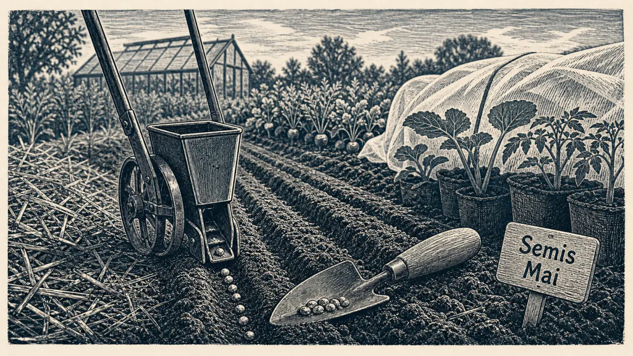 Que planter en mai au potager : semis rapides au potager en mai