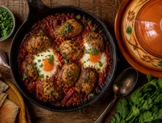 Recette kefta marocaine : boulettes dorées avec sauce tomate
