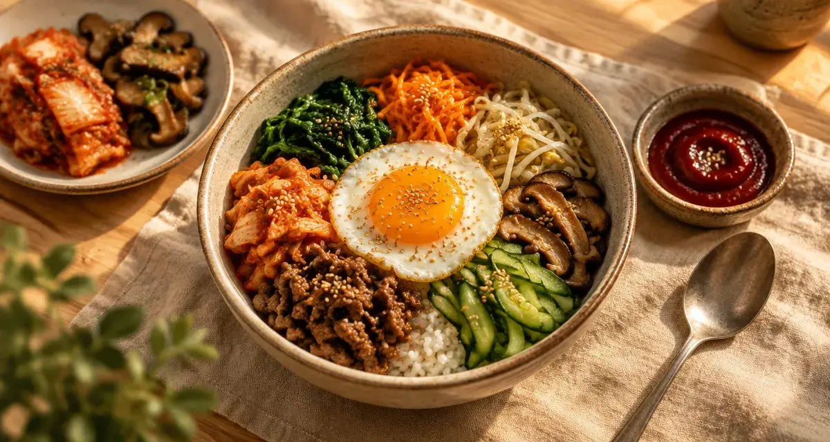 Cuisine coreenne recettes : bibimbap, kimchi et gochujang