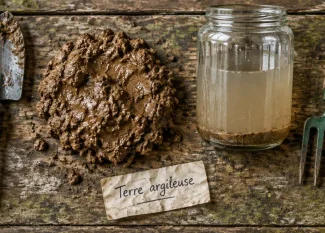 Terre argileuse potager : poignée compacte pour le potager